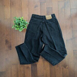 RIO BLACK WASH VINTAGE BAGGY BARREL JEANS